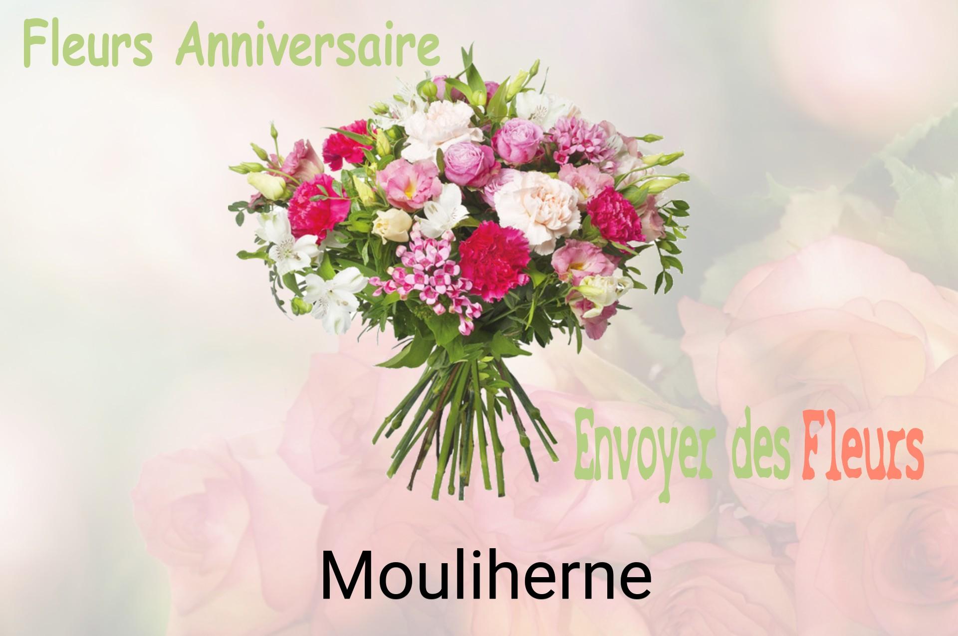 Bouquet de fleurs d’anniversaire livré à Mouliherne